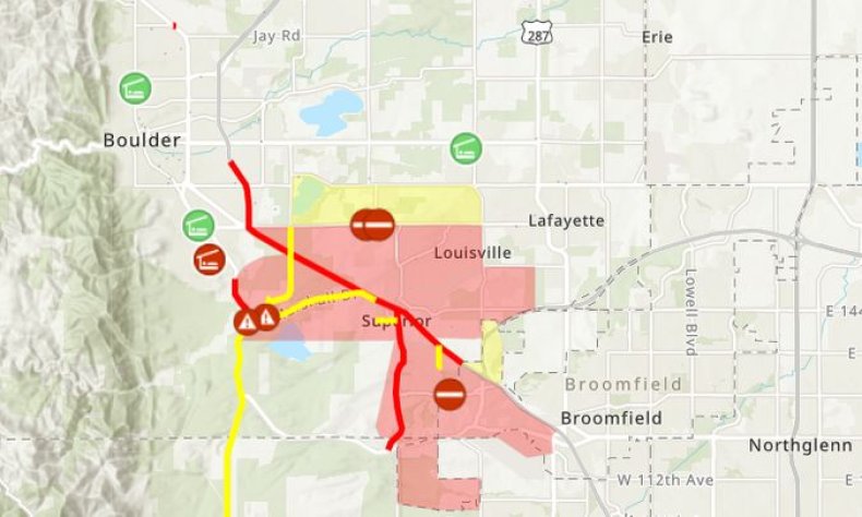 Fire evacuation map