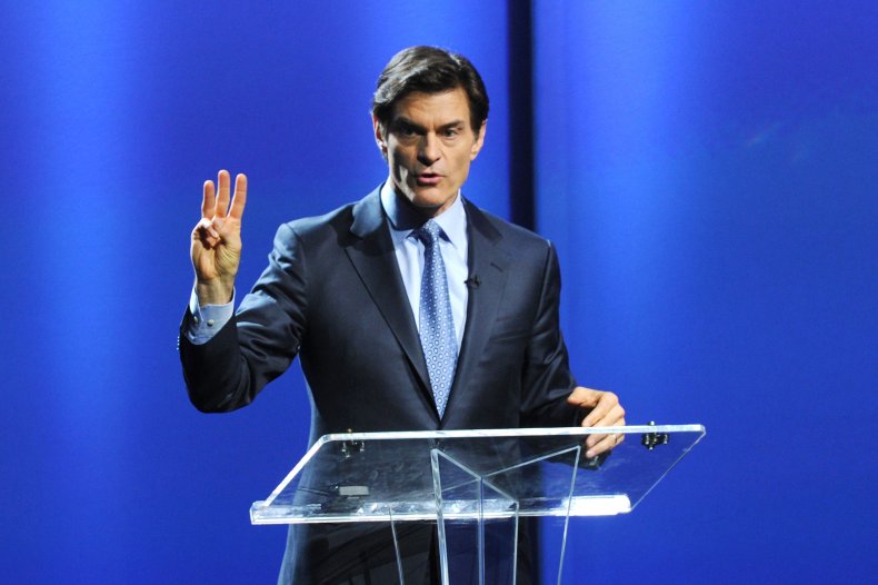 Mehmet Oz Speaks at a Benefit