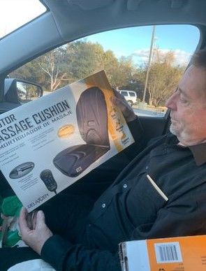 Massage chair present Massage chair present