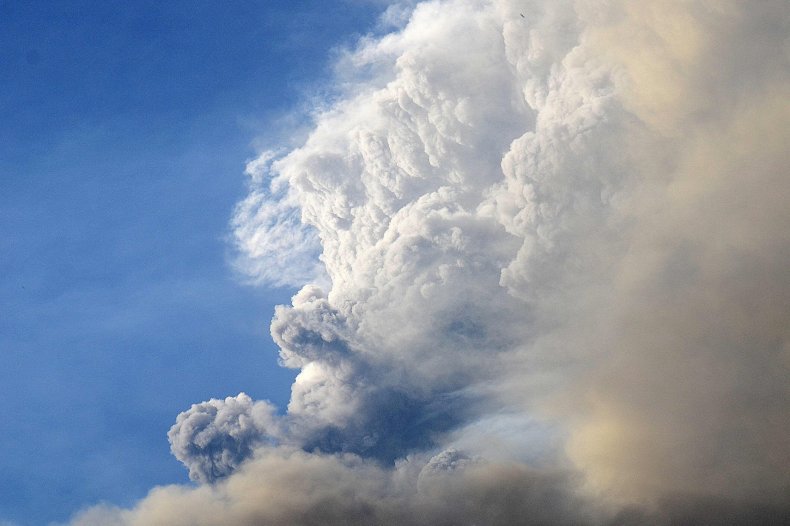 Eruption of La Soufrière on Saint Vincent