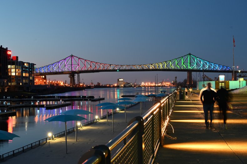 The Jacques-Cartier bridge