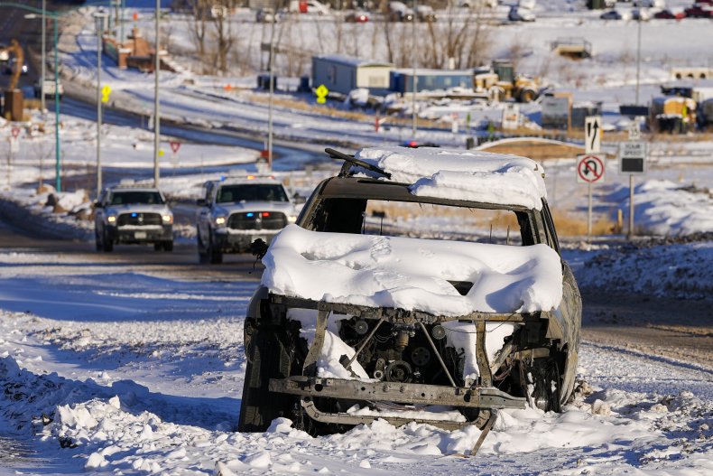 Colorado Wildfire, Snow