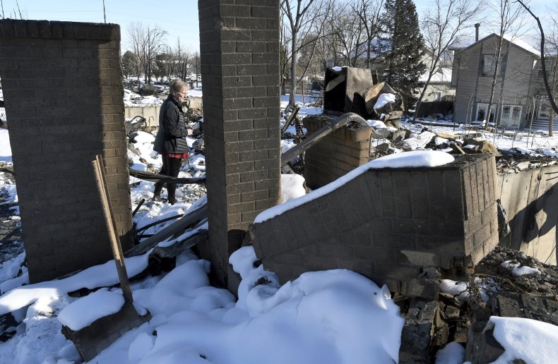 Colorado Wildfire Burned Home
