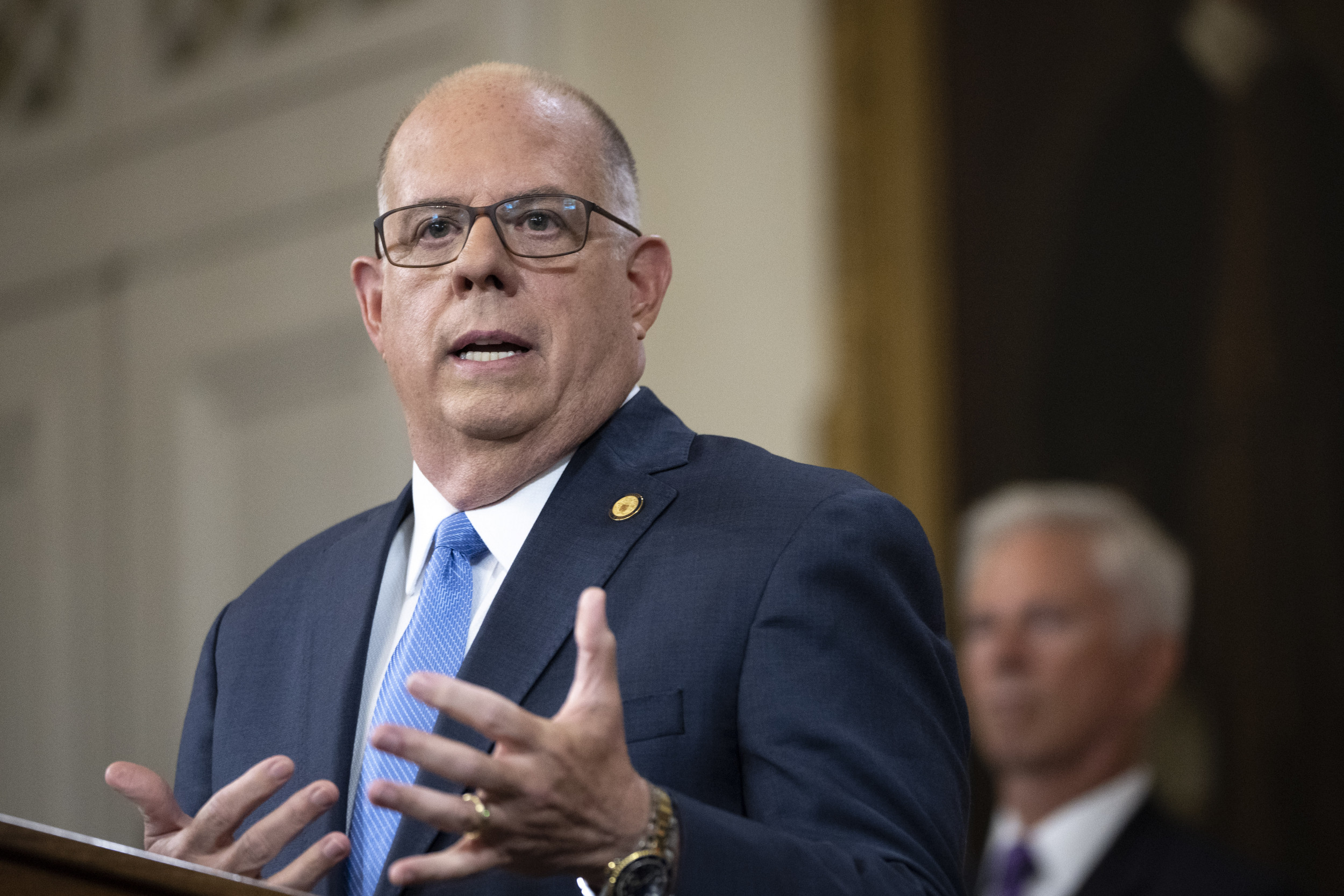 GOP Governor Larry Hogan Says Unvaccinated Residents Are 'Overflowing ...