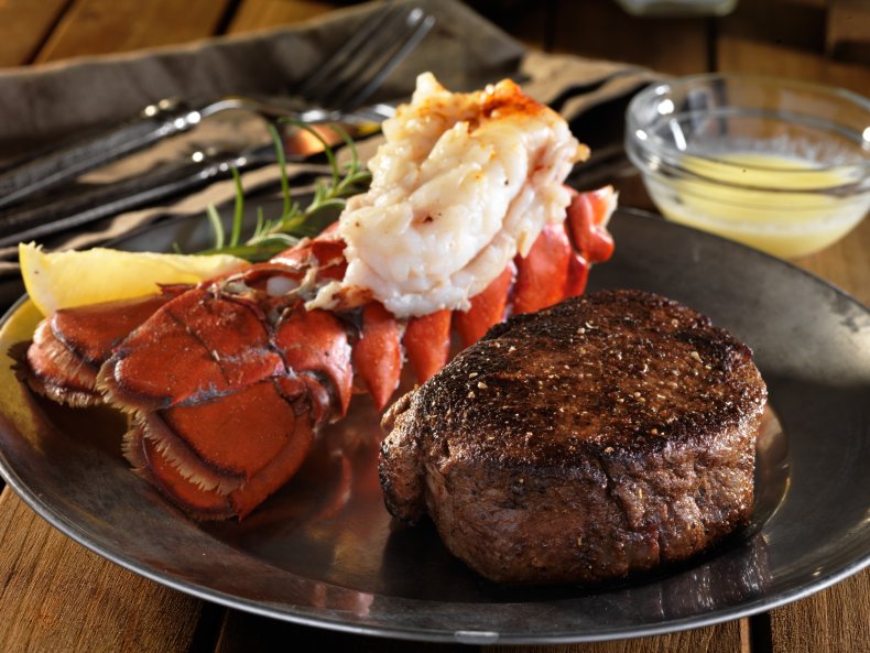 Steak and lobster