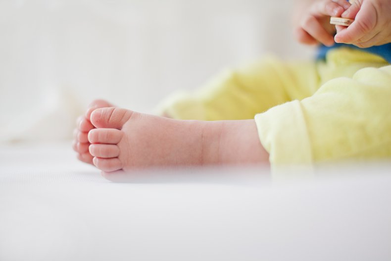 toddler baby feet