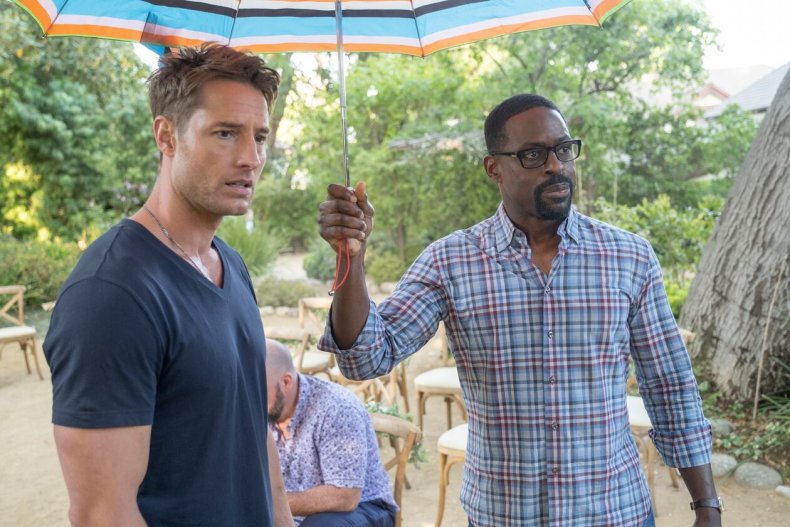 Justin Hartley and Sterling K. Brown 