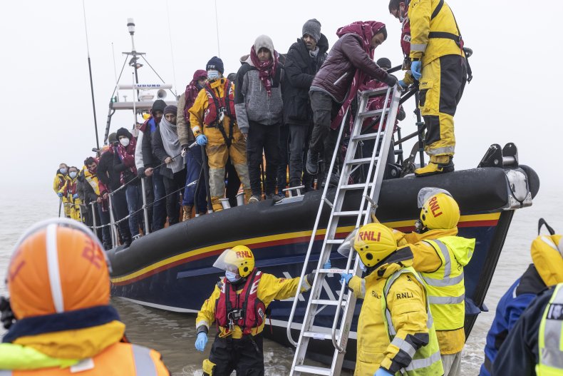 migrants, English Channel, Dungeness