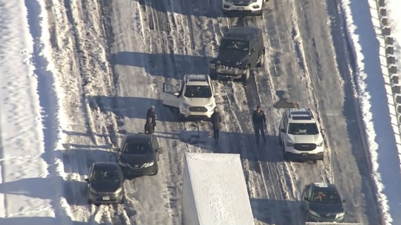 I-95, snow, motorists