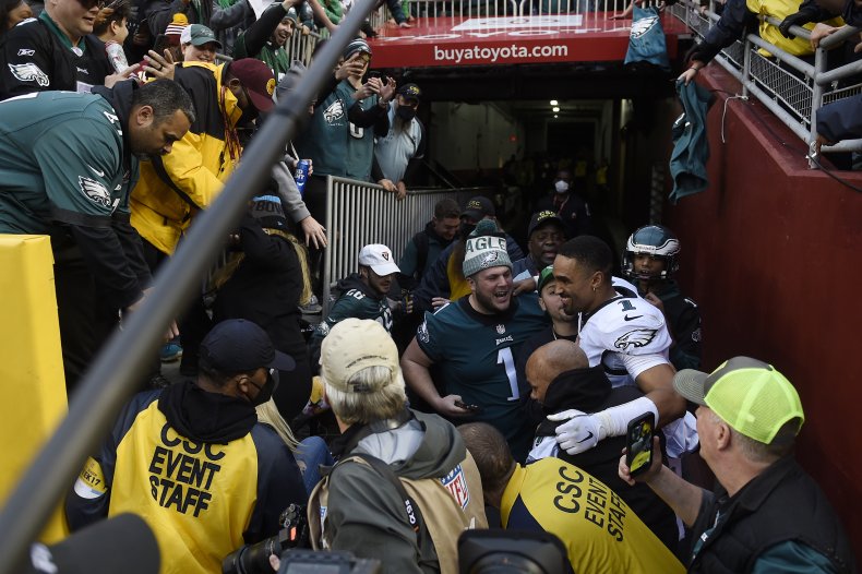 Jalen Hurts, Philadelphia Eagles, Washington Football Team
