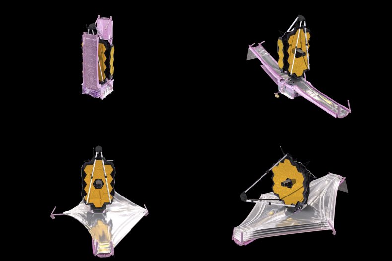 webb telescope sun space sun shield