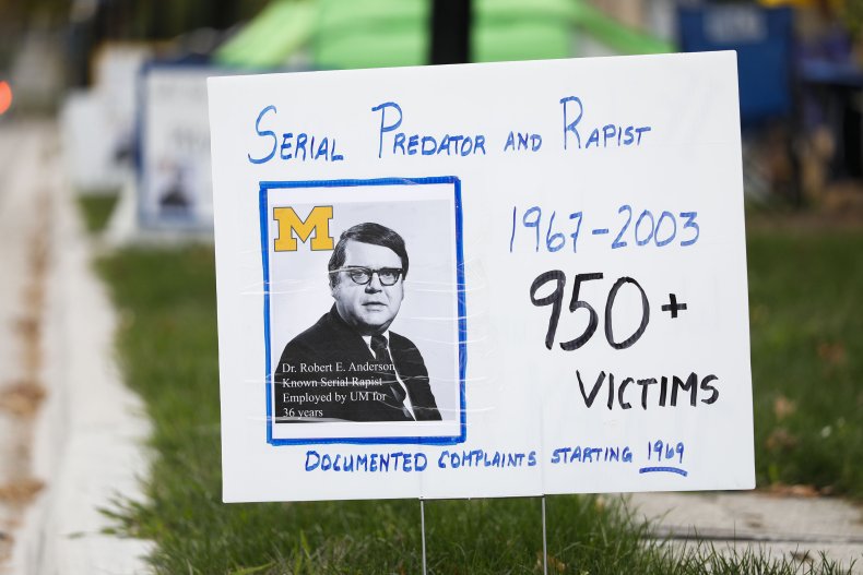 University Michigan, Robert Anderson, Sexual Abuse Lawsuits