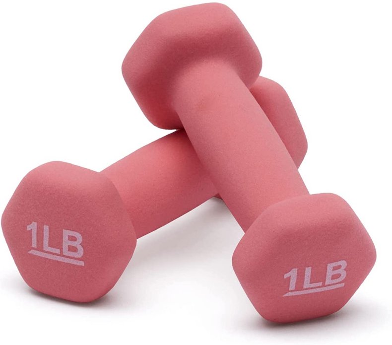 Amazon Basics Neoprene Coated Hand Weight Set