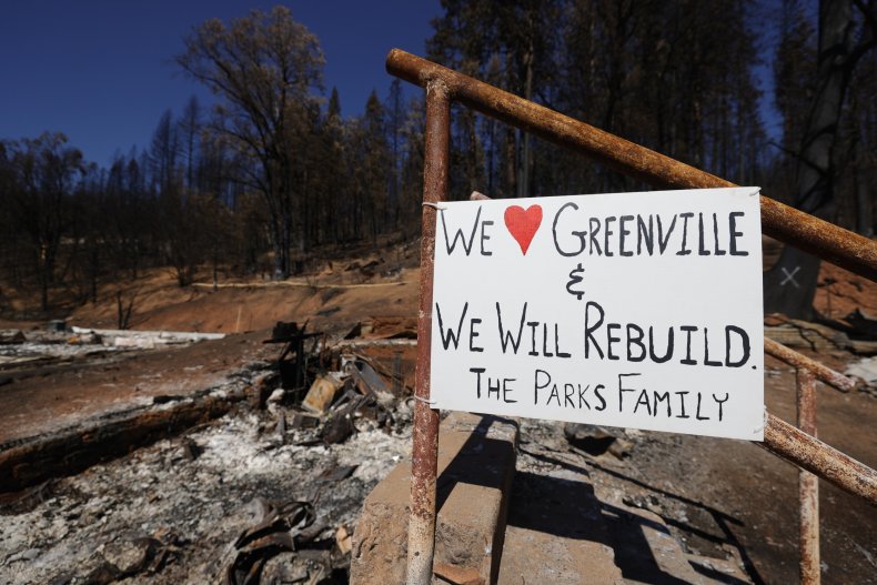 Greenville Ruins from Dixie Fire