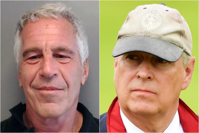 Jeffrey Epstein Mugshot and Prince Andrew