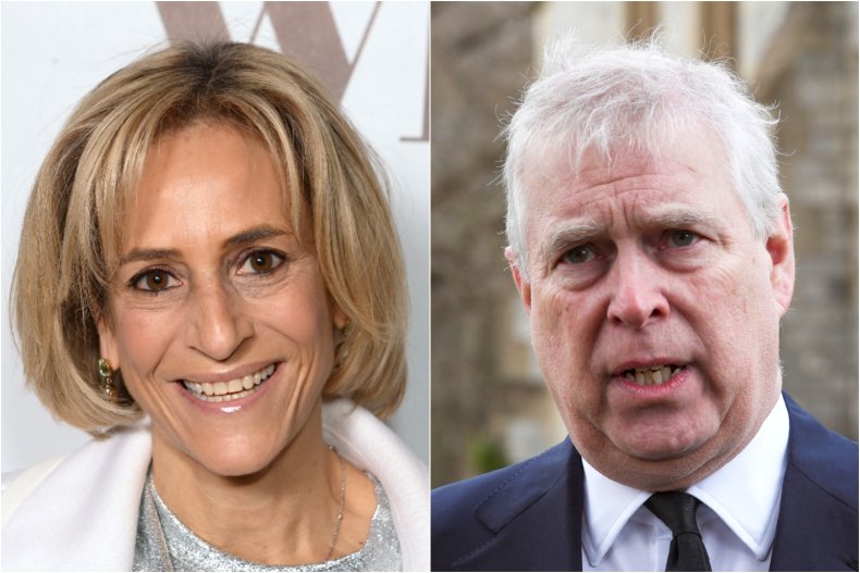 Emily Maitlis and Prince Andrew