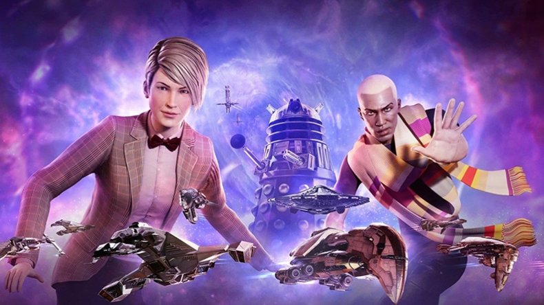 Doctor Who Eve Online Crossover Keyart