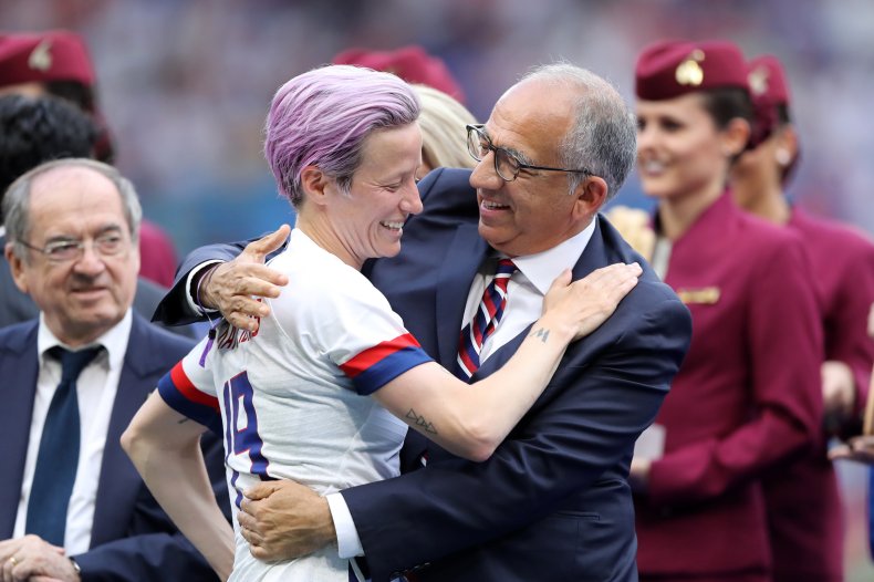 Rapinoe and Cordeiro