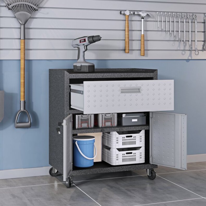 The Dotted Line Garage Mobile Storage Cabinet 