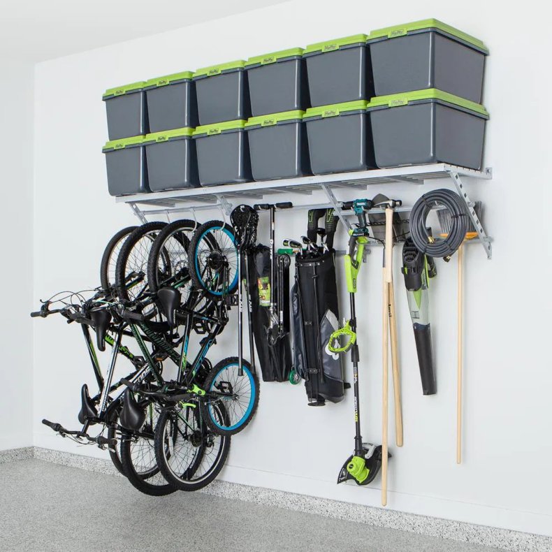 The Garage Essential Shelf and Track Storage
