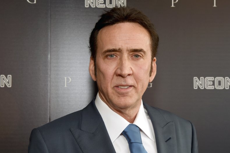 Hollywood actor Nicolas Cage
