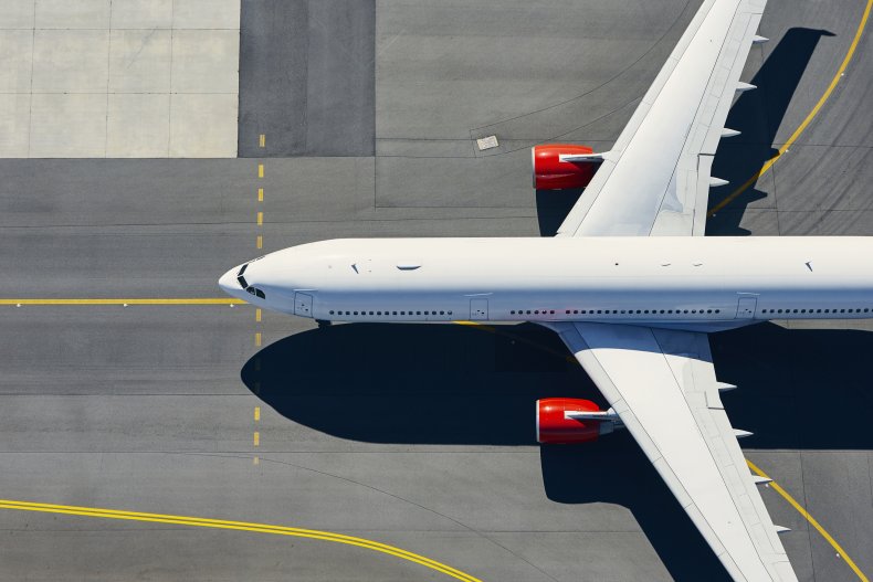 Airplane on runway
