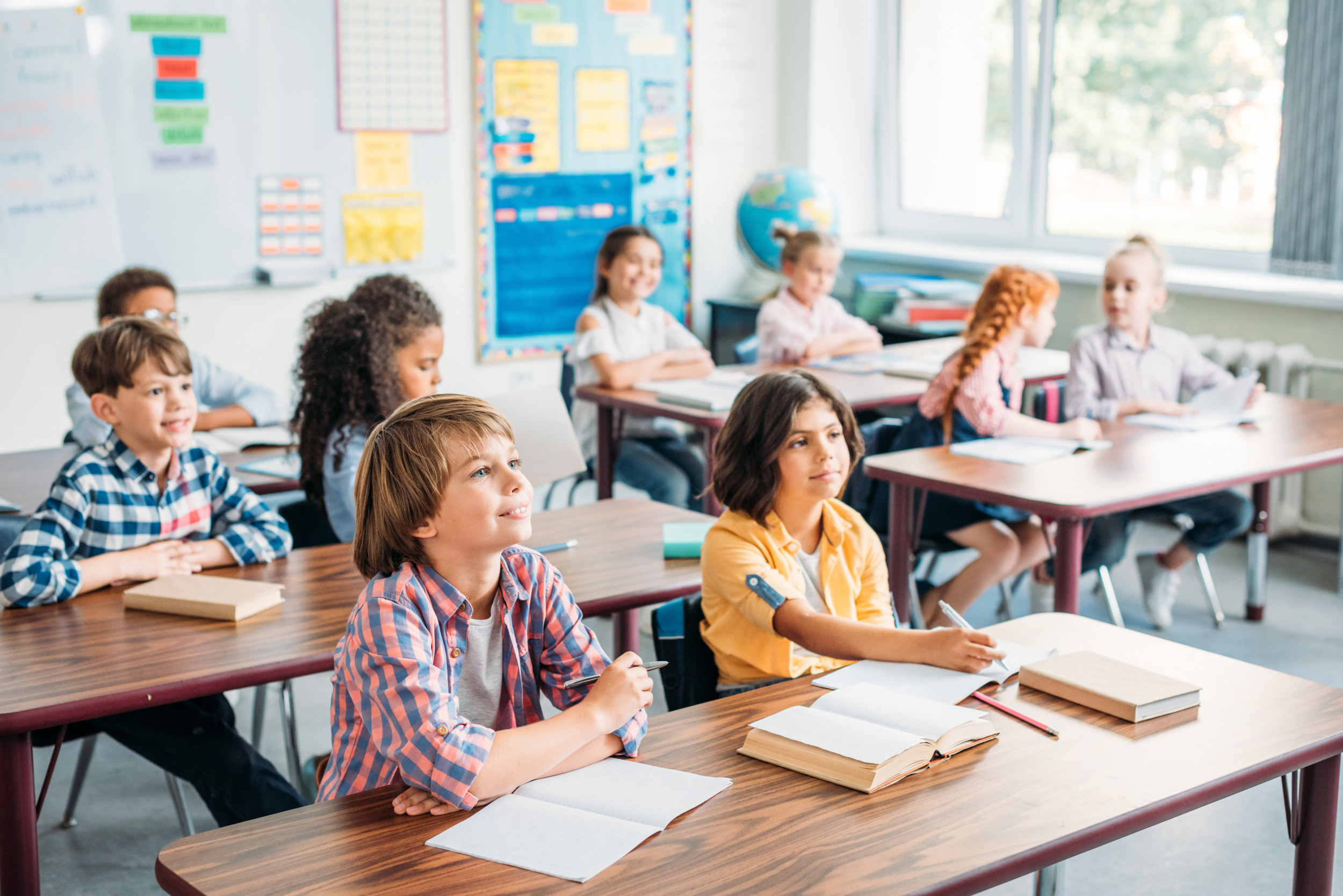 Students in classroom
