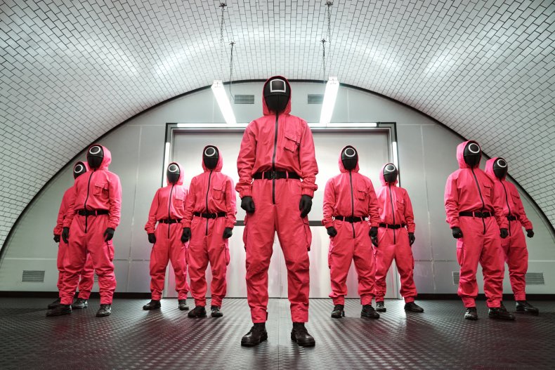 A still from "Squid Game" on Netflix.