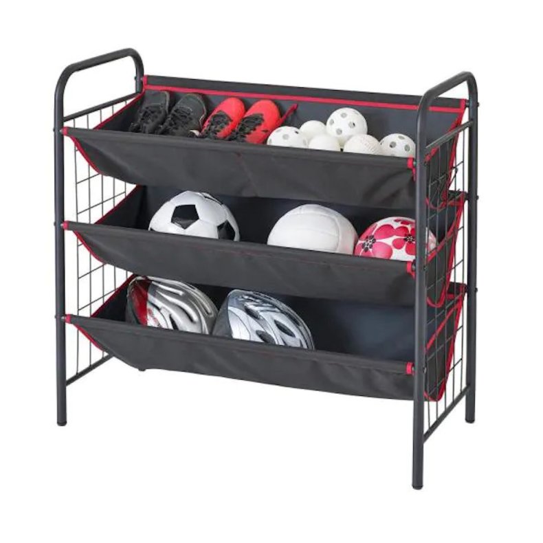 Neatfreak Black 3-Tier Sports Utility Storage Bin