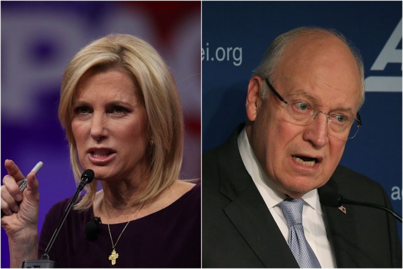 Laura Ingraham and Dick Cheney