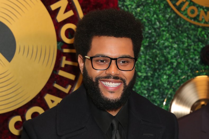 The Weeknd at Music In Action Awards.