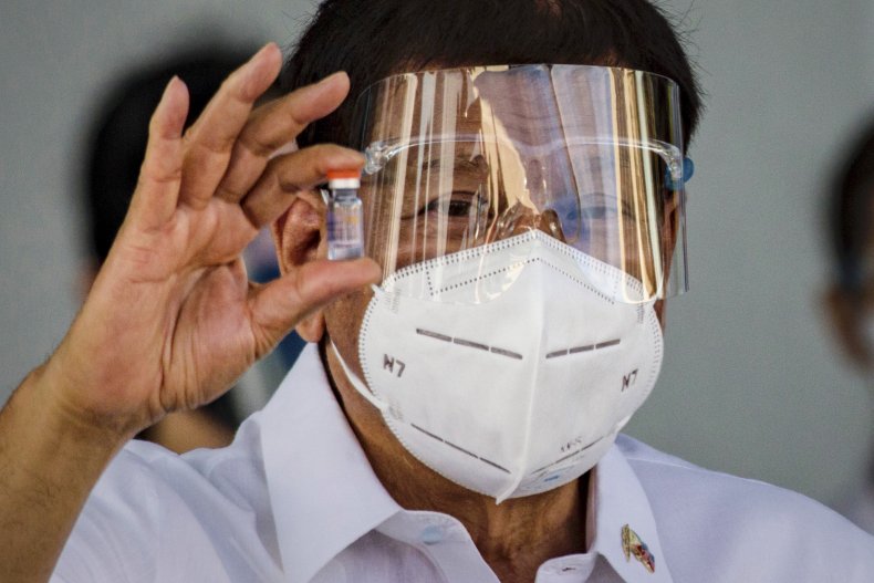 Philippine President Rodrigo Duterte