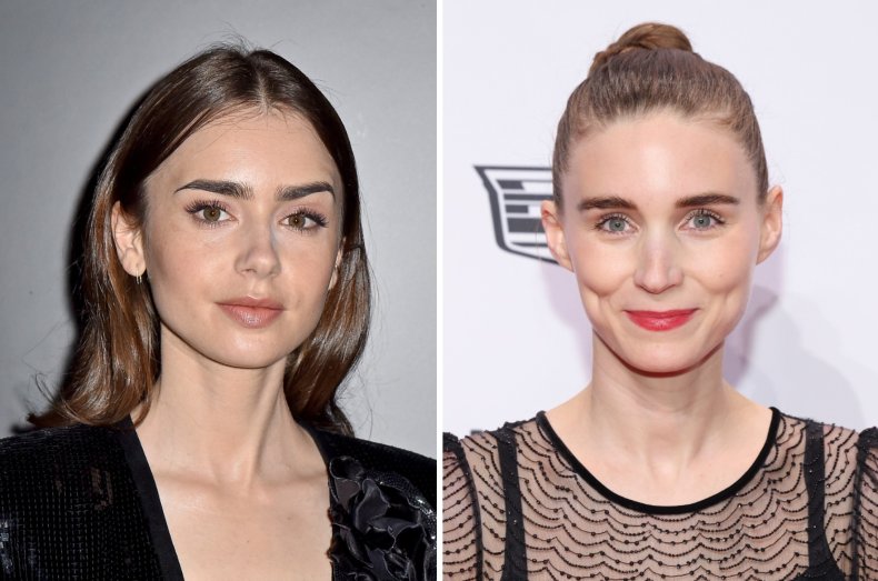 Lily Collins, Rooney Mara