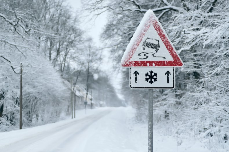 Icy road
