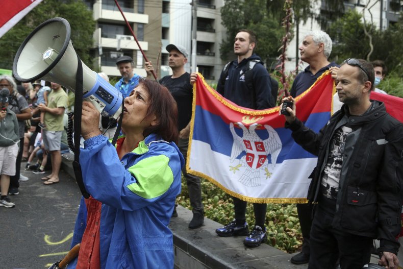 Australia, Novak Djokovic, protest