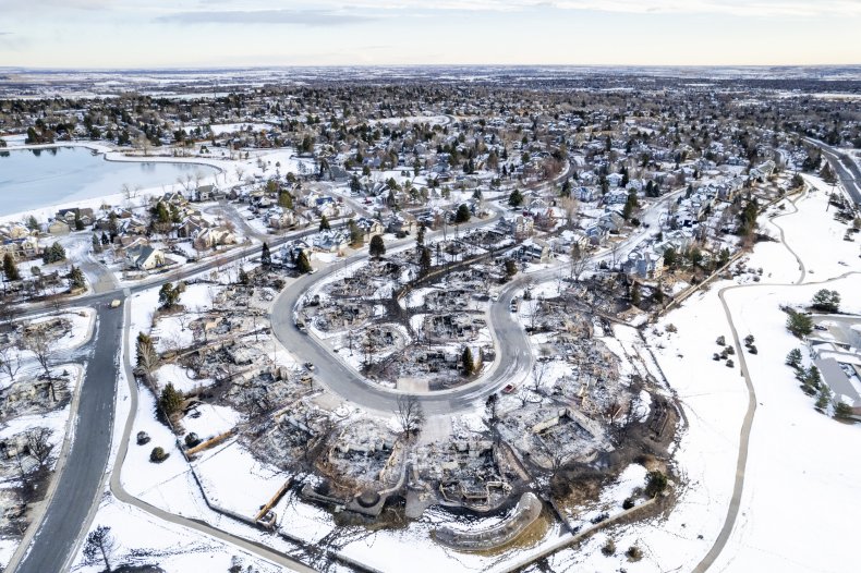 Marshall Fire, Colorado, Joe Biden, Surveying Damage