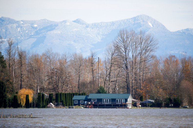 Aerial Video Shows Massive Flooding in Washington