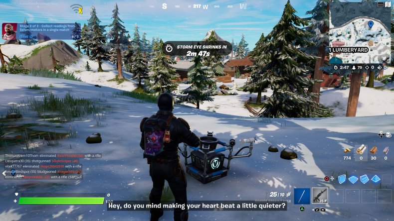 Fortnite Seismometer Location