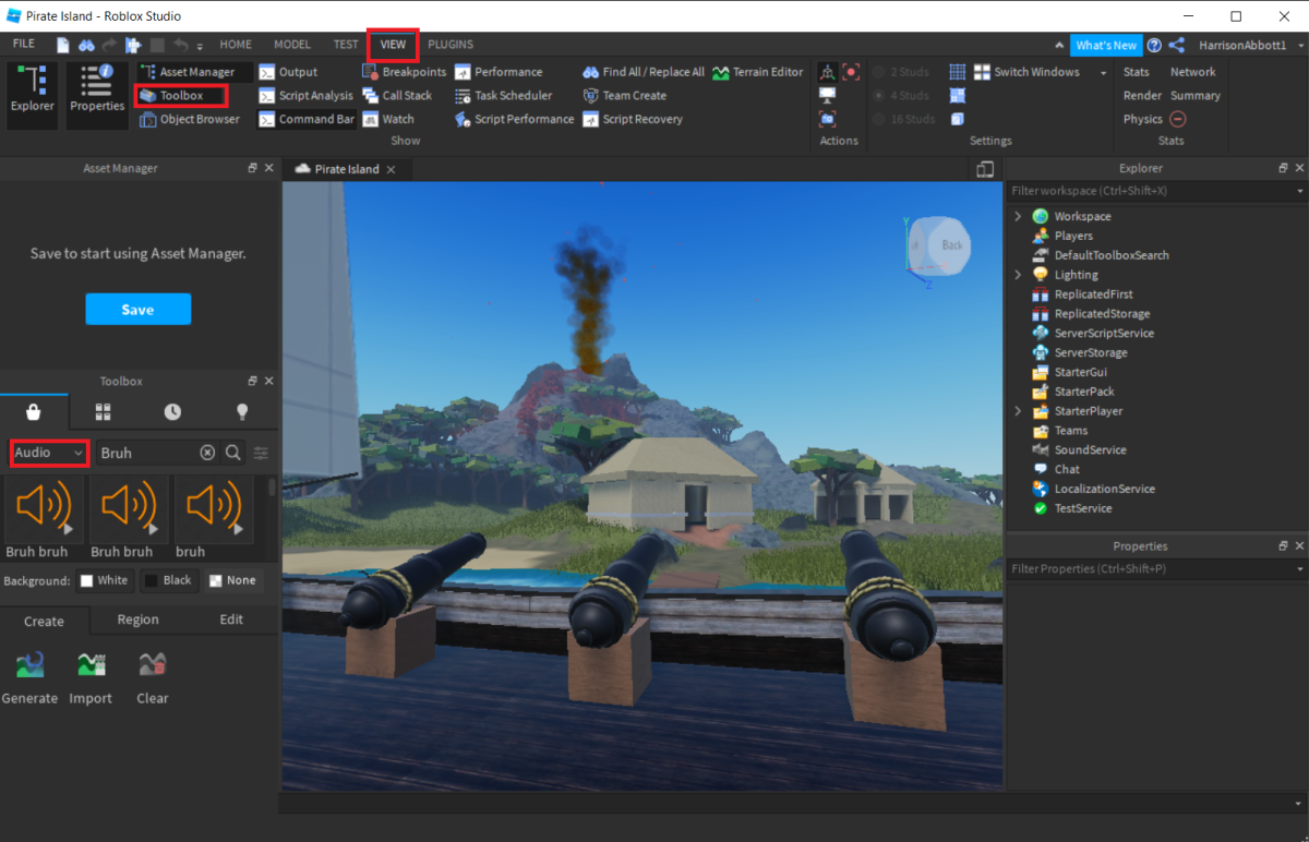 Roblox Studio Toolbox