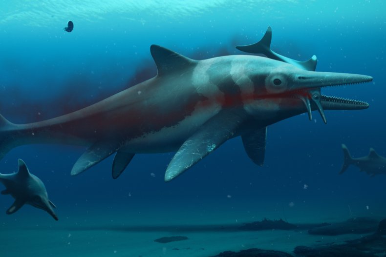 Reconstruction of the Rutland sea dragon
