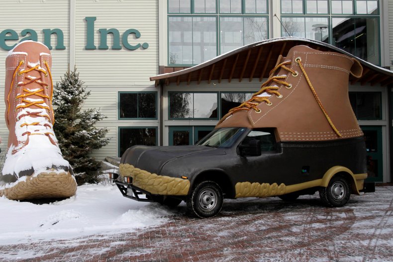 LL Bean Bootmobile