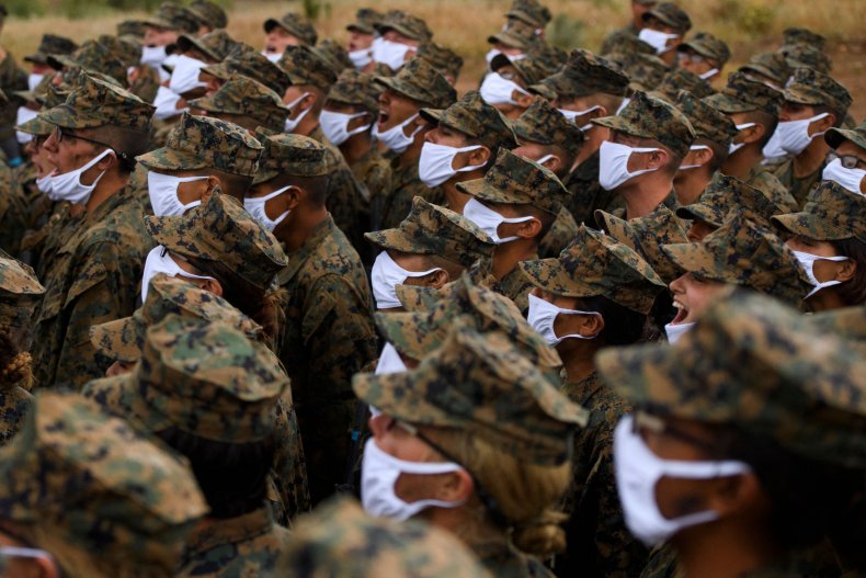 US-MARINES-RECRUIT-GENDER