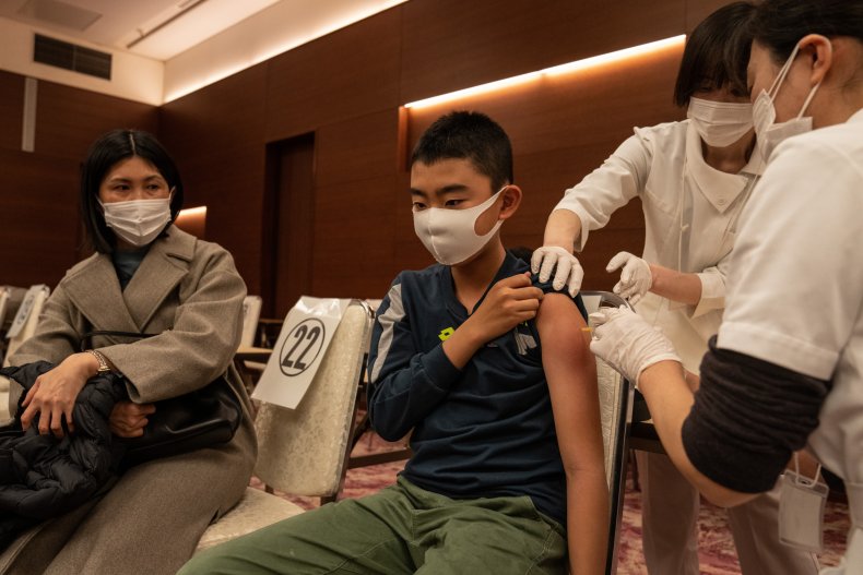 Covid-19 Vaccinations Continue In Tokyo As The
