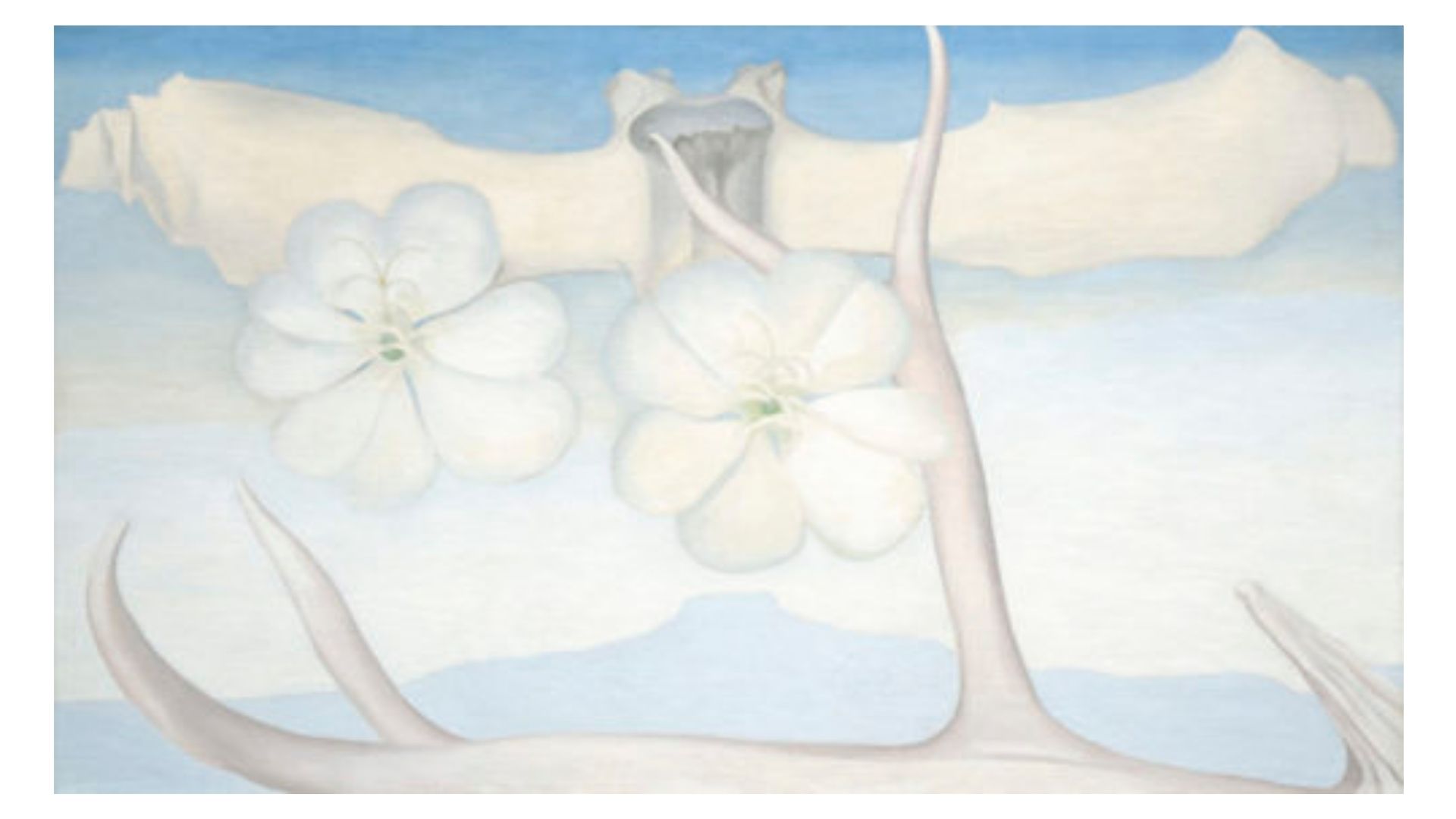 Georgia O'Keeffe Painting Damaged By Tunneling Tarantula Back on Display After Restoration - Vimarsana News