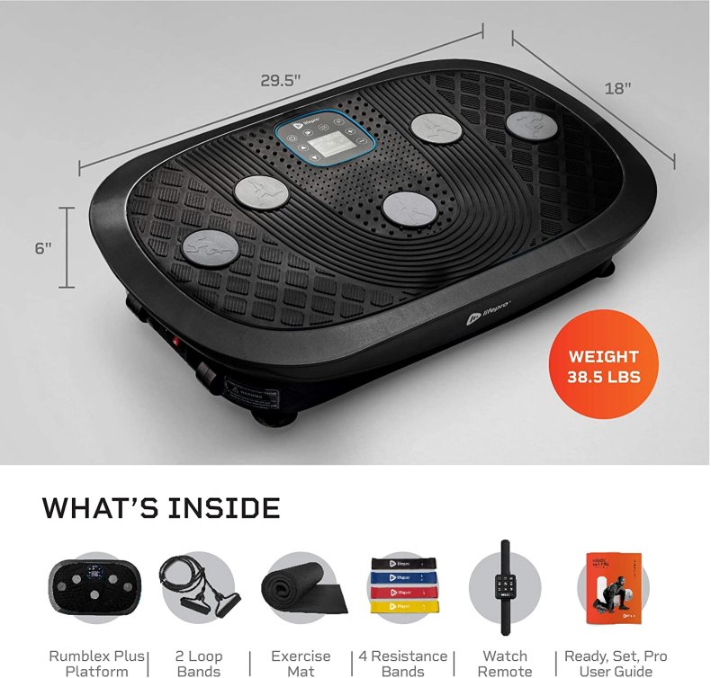 The Rumblex Plus 4D Vibration Plate Exercise