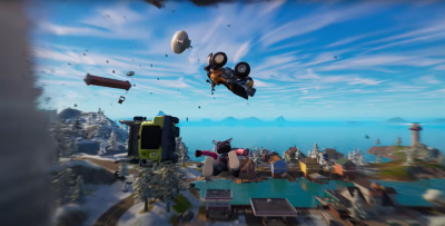 Fortntie Flying in a Tornado Fortntie Flying in a Tornado
