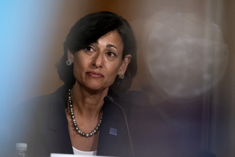 CDC director Rochelle Walensky in Washington, D.C.