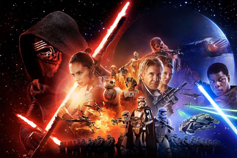 Star Wars The Force Awakens poster