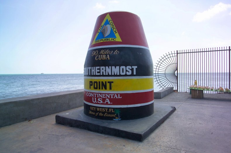 Arson, Key West, Southernmost Point Buoy Damage