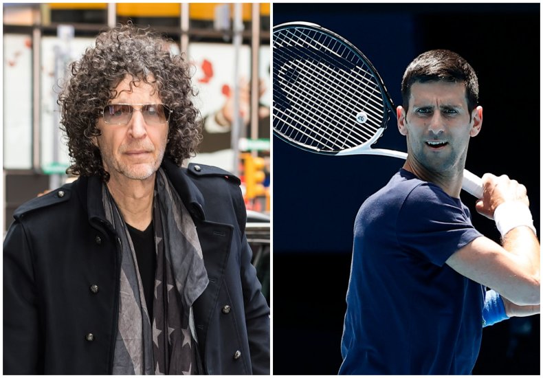 Howard Stern Novak Djokvic 